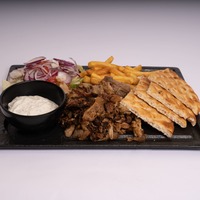 Grčki gyros na tanjiru svinjski 150 g