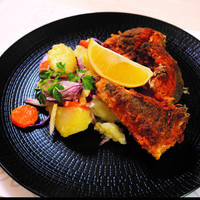 Oslić sa krompir salatom 500g