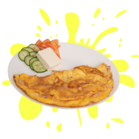 Omlet sa slaninom – lunch - služi se do 13h